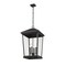 Z-Lite Beacon 4 Light Outdoor Chain Mount Ceiling Fixture, Black & Clear Beveled 568CHXXL-BK - alternate 3